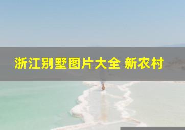 浙江别墅图片大全 新农村